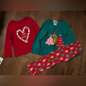 Kids Holiday Matching Set - Red and Green
